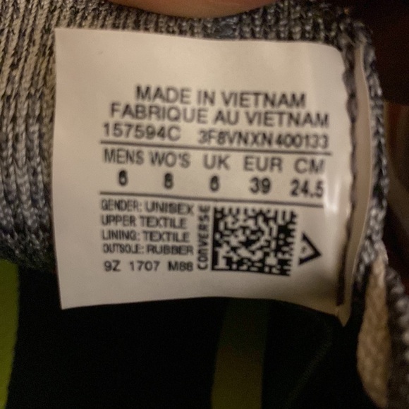 Converse CTAS X Nike Flyknit All Star Men’s 6 Women’s 8 - Picture 10 of 11